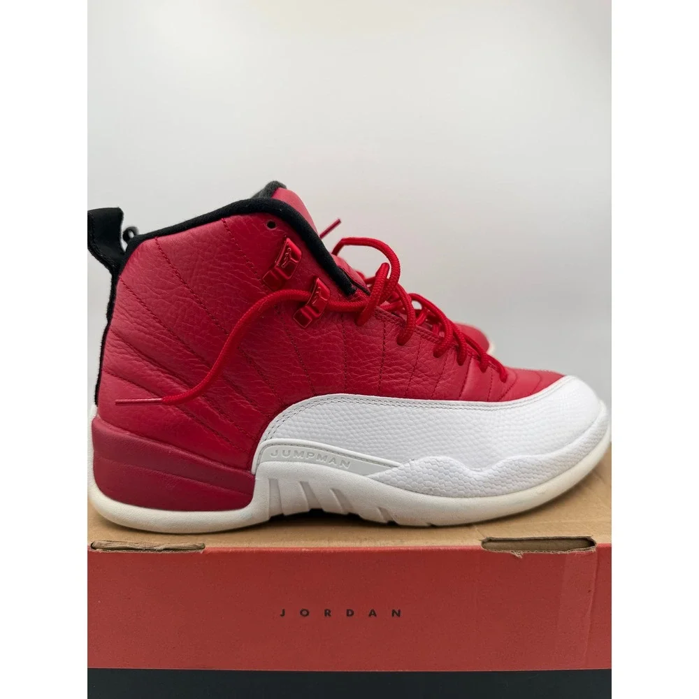Air Jordan 12 Retro Gym Red White Black 130690-600 Mens Size 9 Basketball Shoes